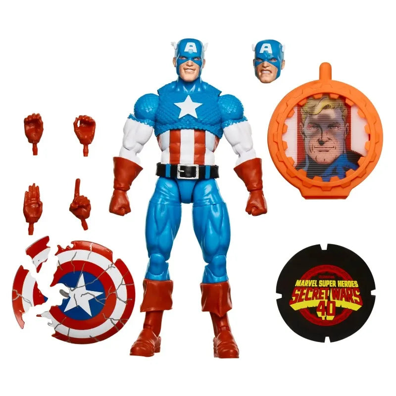 Nuevo Original Hasbro Marvel Legends Series Secret Wars Capitán América, Iron Man y Marvel's Beyonder figura de acción Original