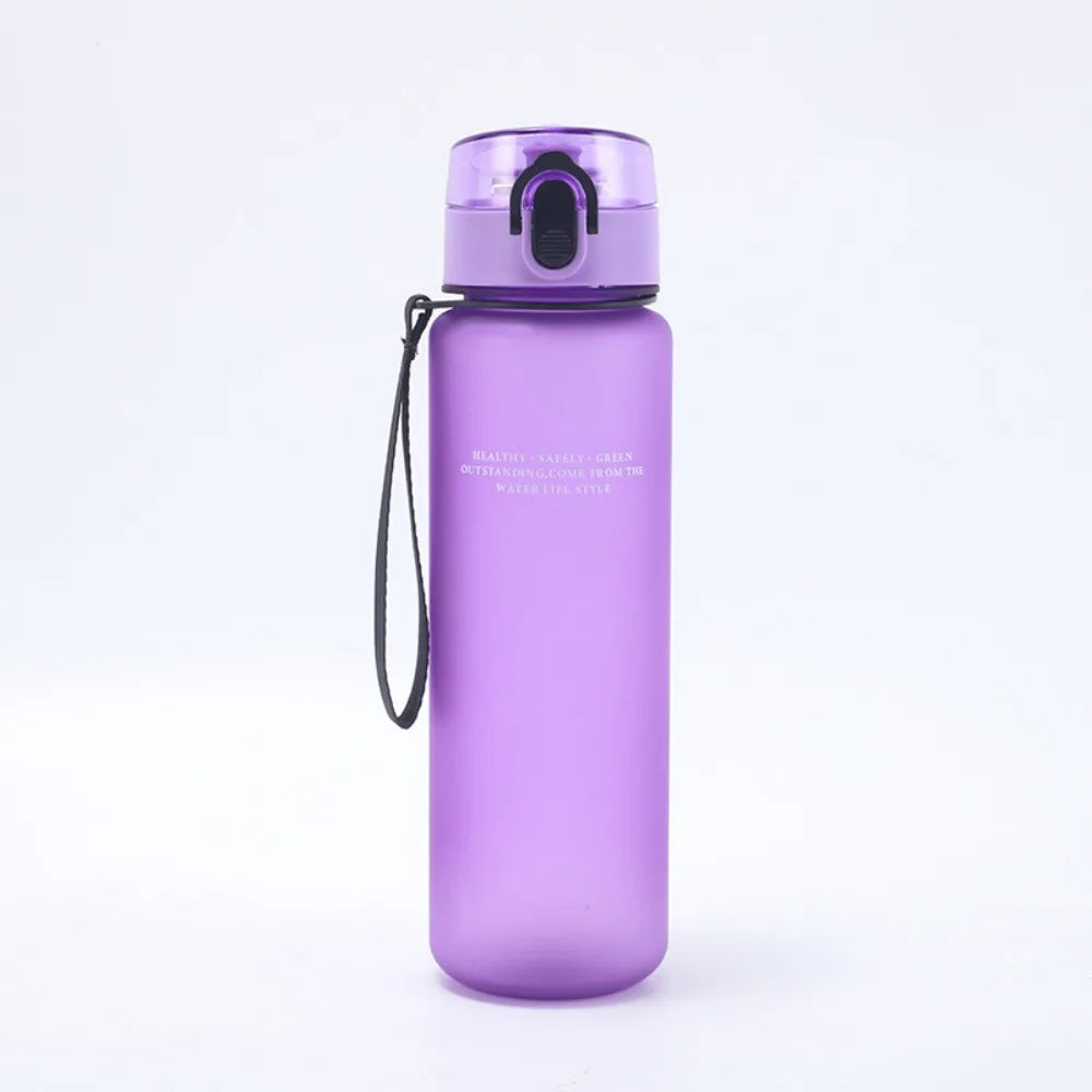 Botella de Agua Deportiva a Prueba de Fugas, Libre de BPA, de Alta Calidad, Portátil para Excursiones y Senderismo, Mis Botellas de Bebidas Favoritas, 650 ml