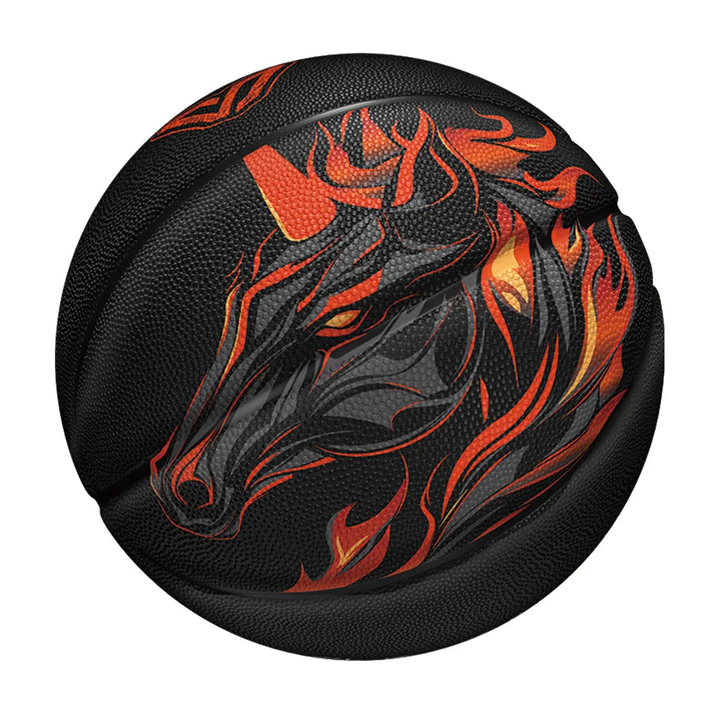 Baloncesto de goma de alta calidad, superficie texturizada antideslizante, tamaño estándar 7 para adultos y niños, pelota de juego de adiestramiento interior y exterior