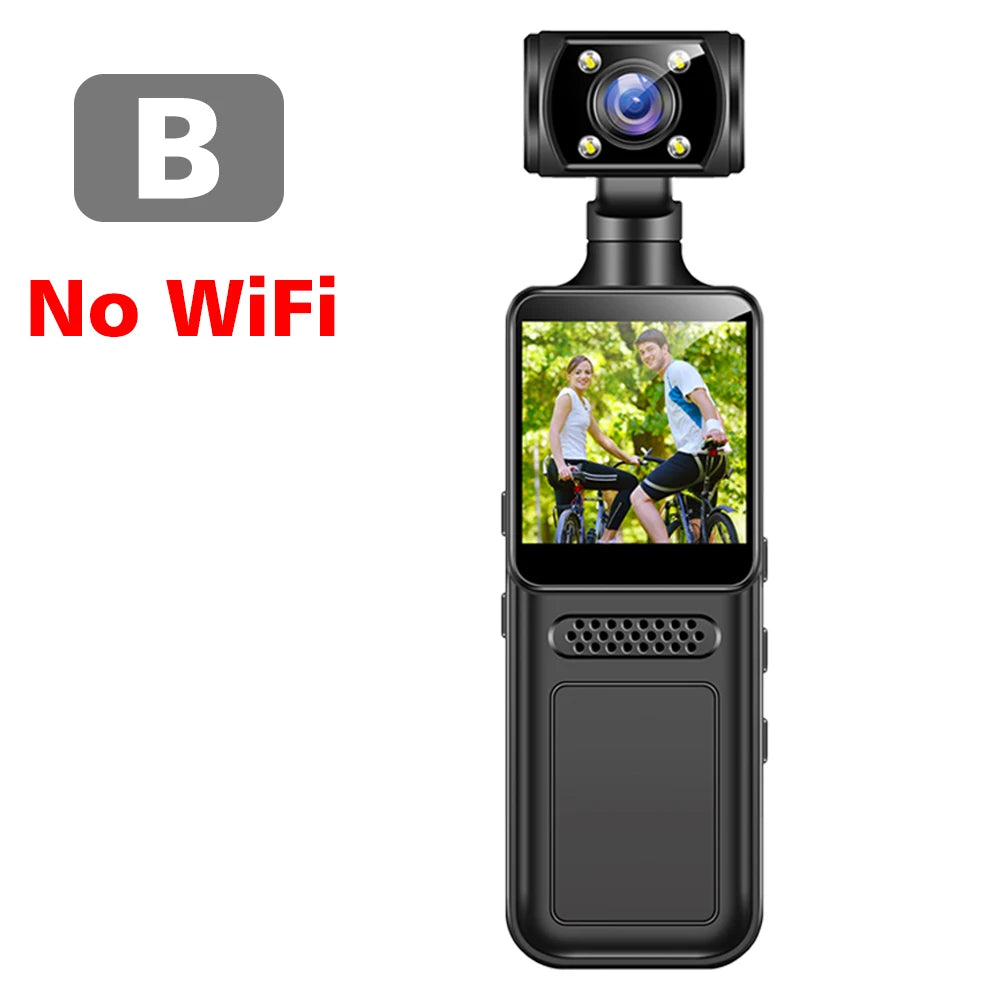 Nuevo 4K con Wifi Hotspot Mini cámara grabadora de vídeo Digital portátil cámara corporal visión nocturna DVR videocámara en miniatura 2025