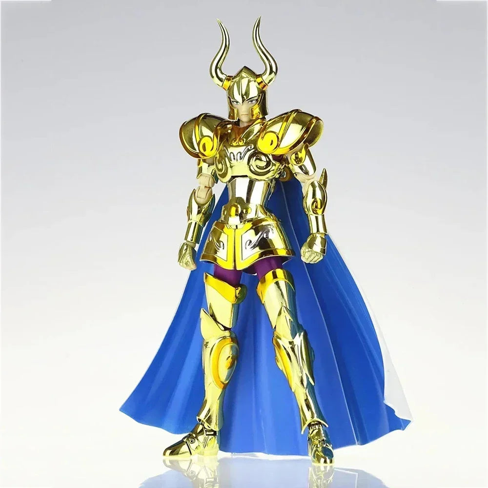 En stock: Figuras de acción de los Caballeros de Oro de Saint Seiya Myth Cloth EX: Capricornio Shura / Leo Aiolia / Aries Mu / Libra Dohko / Virgo