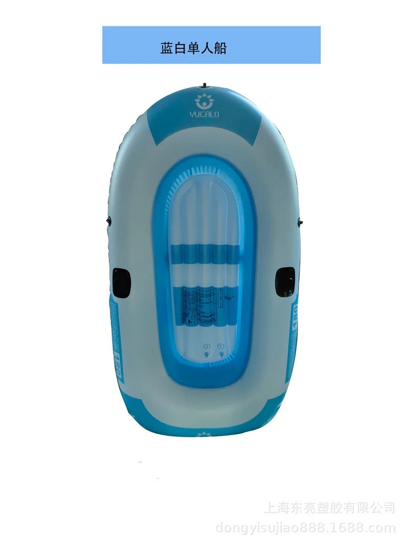 Nuevo Kayak Inflable, Bote de Goma Reforzada para Pesca, Hovercraft Doble para Exteriores, Bote Inflable de PVC