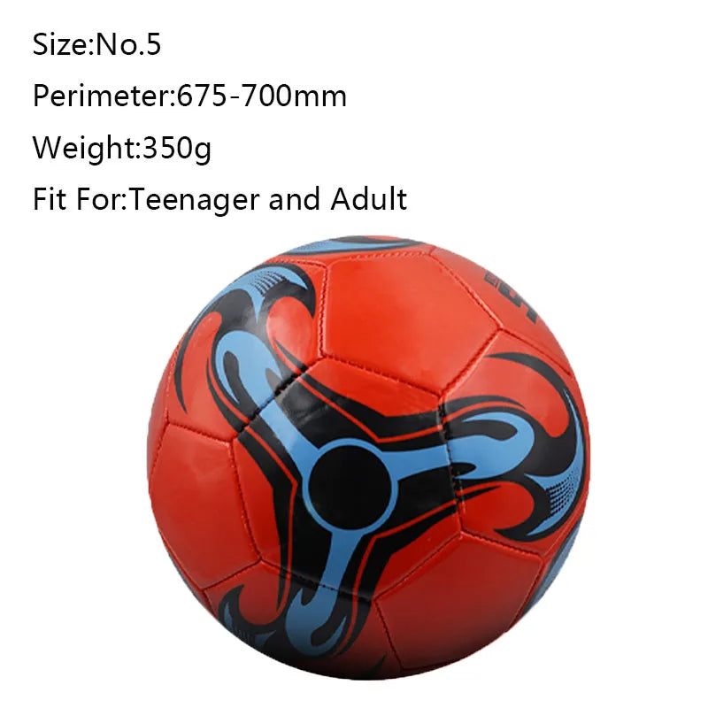 Tamaño 3 4 5 balones de fútbol juego de adiestramiento al aire libre de alta calidad fútbol PU cuero equipo partido balón de fútbol para adolescente adulto futbol