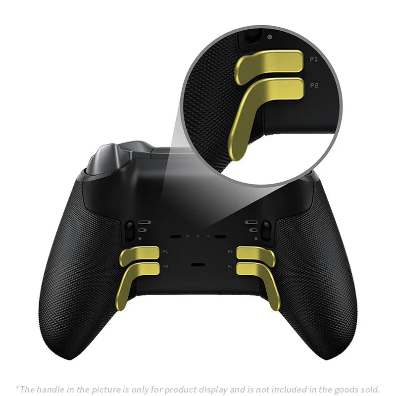 Kit de accesorios de controlador 14 en 1 para Xbox One Elite Series 2, Kit de reparación de paletas de gatillo de teclas D de Metal, agarre de palanca de mando