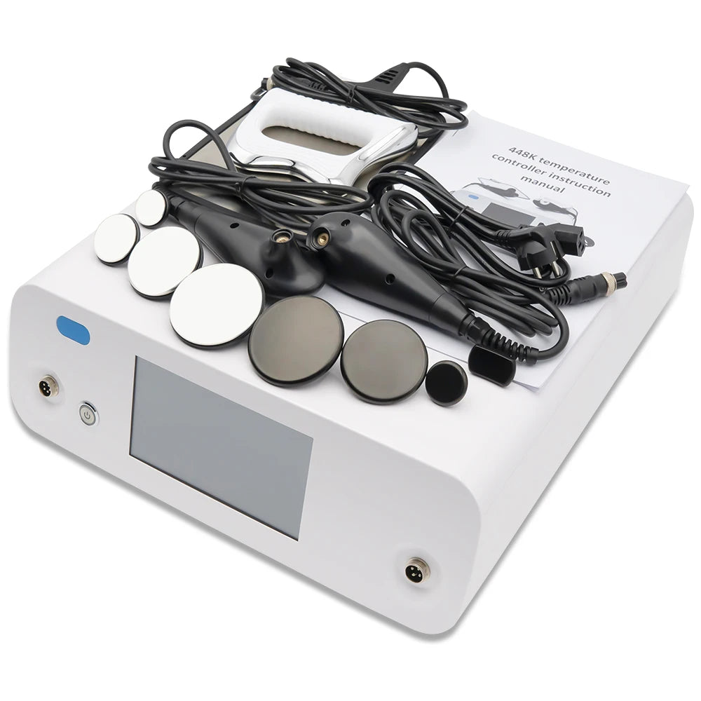 Máquina de Belleza de Radiofrecuencia Monopolar Therapy 448K CET RET, Tecnología de Penetración Térmica Tecar, Herramienta para Reafirmar y Levantar la Piel