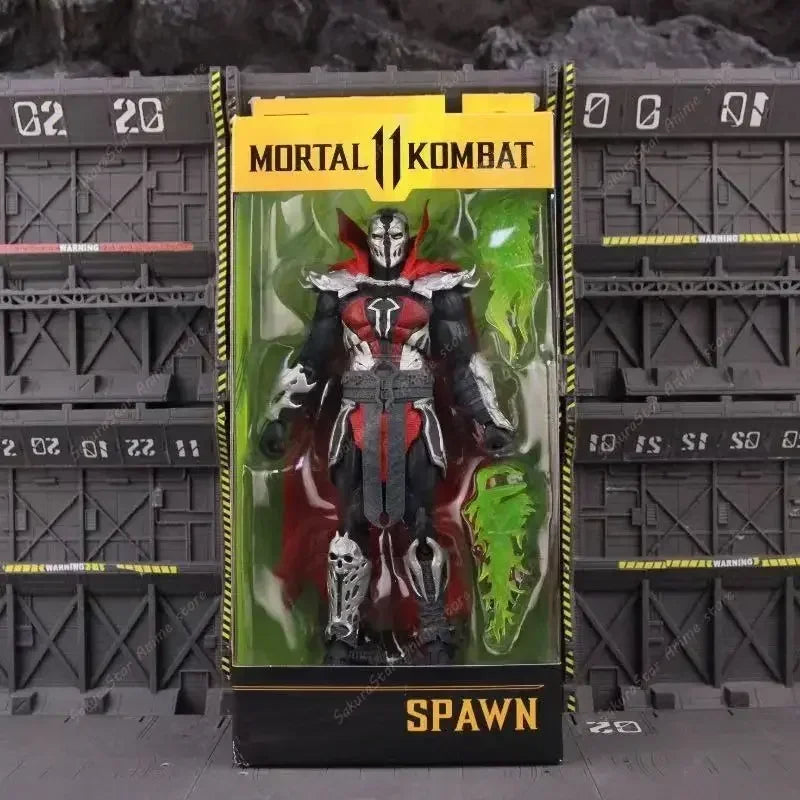 【En stock】Mortal Kombat Spawn Sub Zero Scorpion Kitana Liu Kang Figura de acción articulada de 7 pulgadas 17 cm Modelo de juguete coleccionable del juego
