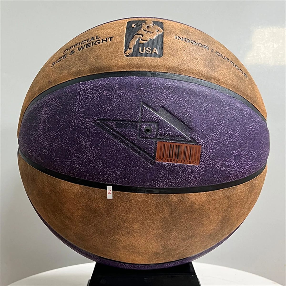 Piel de vacuno de ante auténtico Talla 7 #   Pelota de entrenamiento resistente al desgaste para interiores y exteriores para adultos, competición oficial de baloncesto