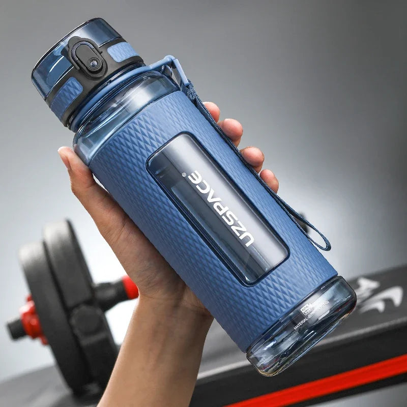 Botellas de Agua Deportivas Libres de BPA, Portátiles, a Prueba de Fugas y Caídas, de Gran Capacidad, para Viajes al Aire Libre, Botella de Agua de Plástico