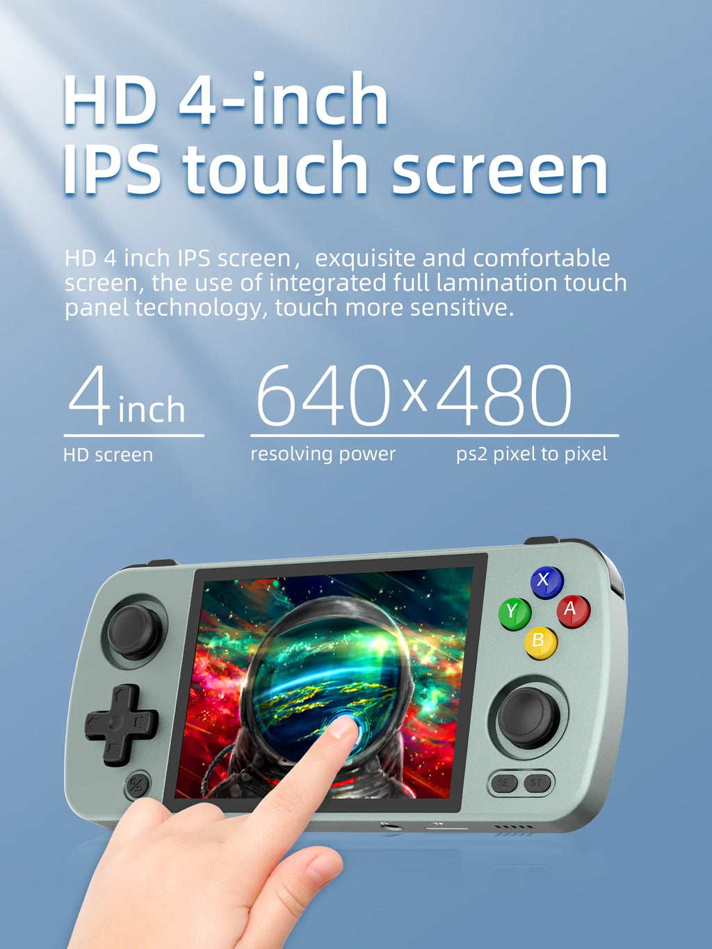 Anbernic RG405M Retro Handheld Game Console 4 Inch IPS Touch Screen Android 12 Aluminum Alloy Body With Hall Joystick 4500 MAh