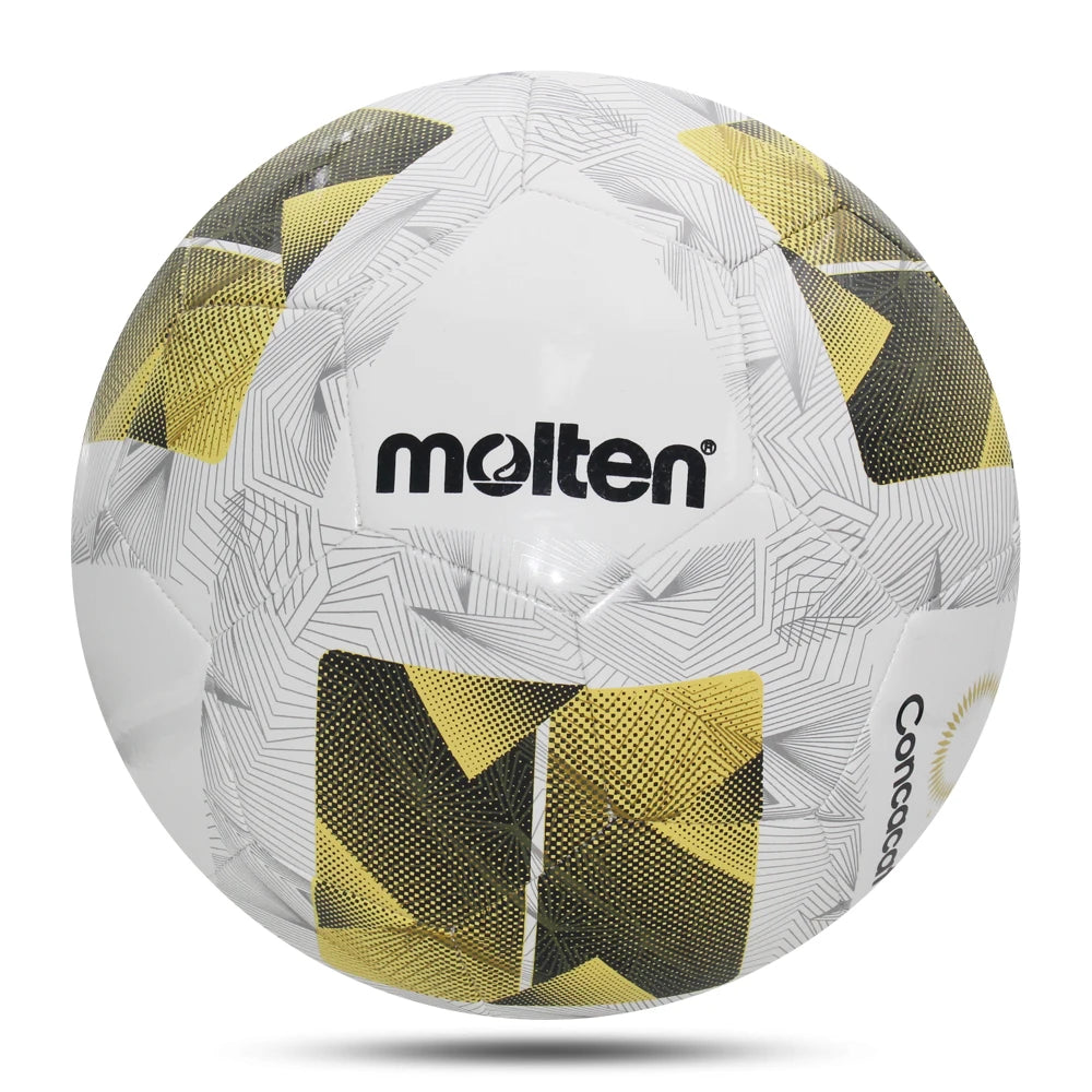 Balones de fútbol Molten, tamaño 5, material TPU, cosidos a máquina, resistentes al desgaste, para entrenamiento y partidos de fútbol al aire libre.