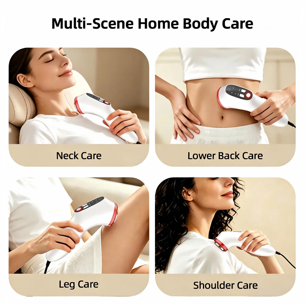 Máquina Ultrasónica Mini para Uso Doméstico, Masajeador Ultrasónico para Cara, Cuello y Cuerpo, Dispositivo de Belleza para Lifting Facial y Reafirmación de la Piel, Relajación Corporal