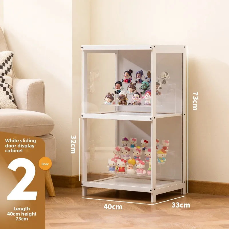 Vitrina expositora multifuncional para el hogar, caja transparente a prueba de polvo para modelos de juguete y figuras de colección (blind box)