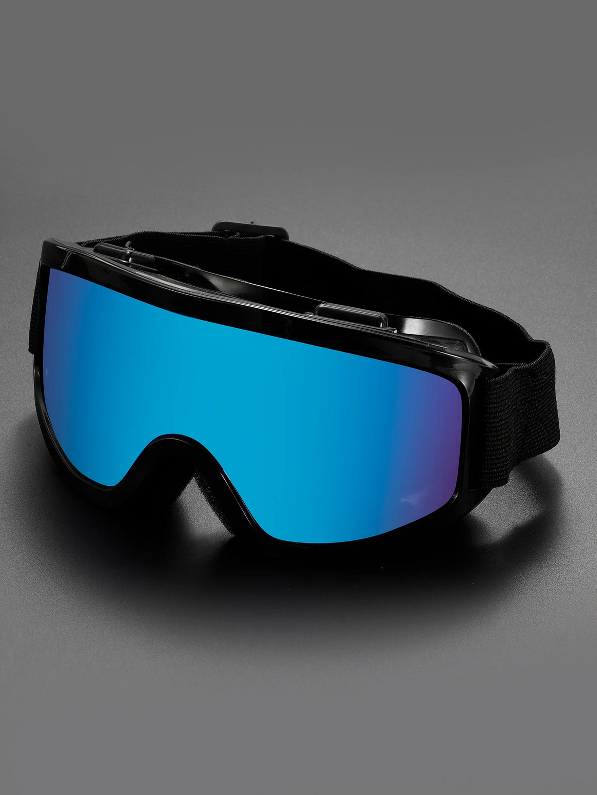 Gafas de esquí de una sola pieza con montura grande para uso diurno y nocturno, acolchadas, a prueba de viento, para esquí individual y snowboard, de alta definición para montañismo