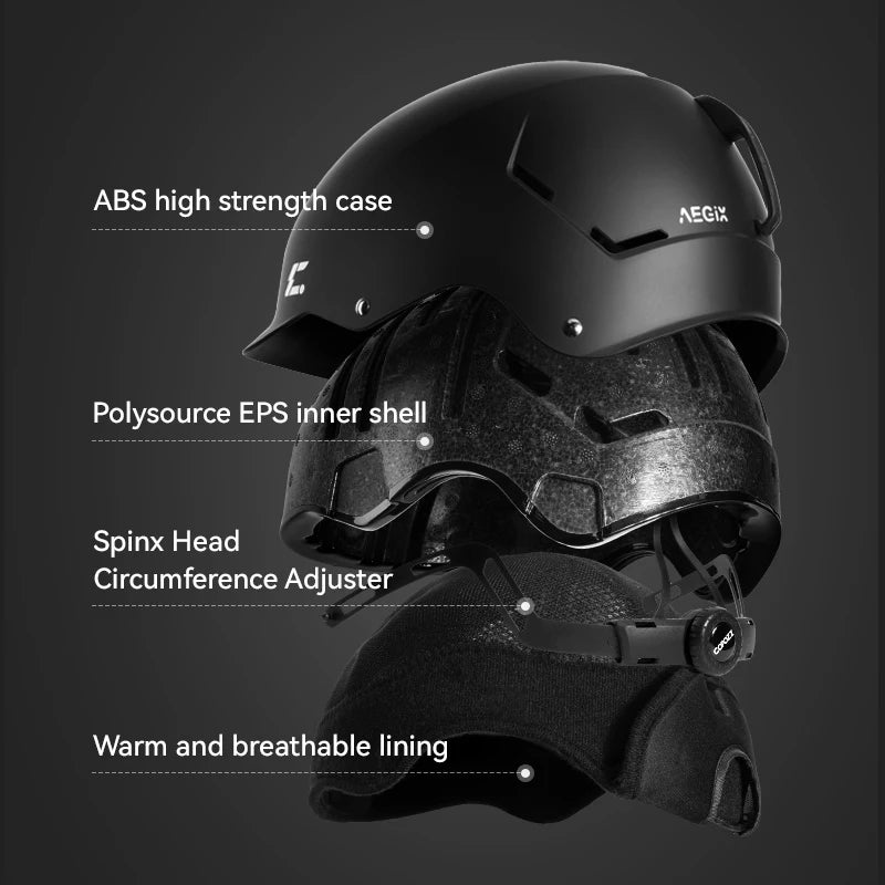 Casco de esquí certificado COPOZZ, casco de Snowboard moldeado integralmente para marido con Bukcle magnético, motocicleta, nieve, hombres, mujeres y adultos