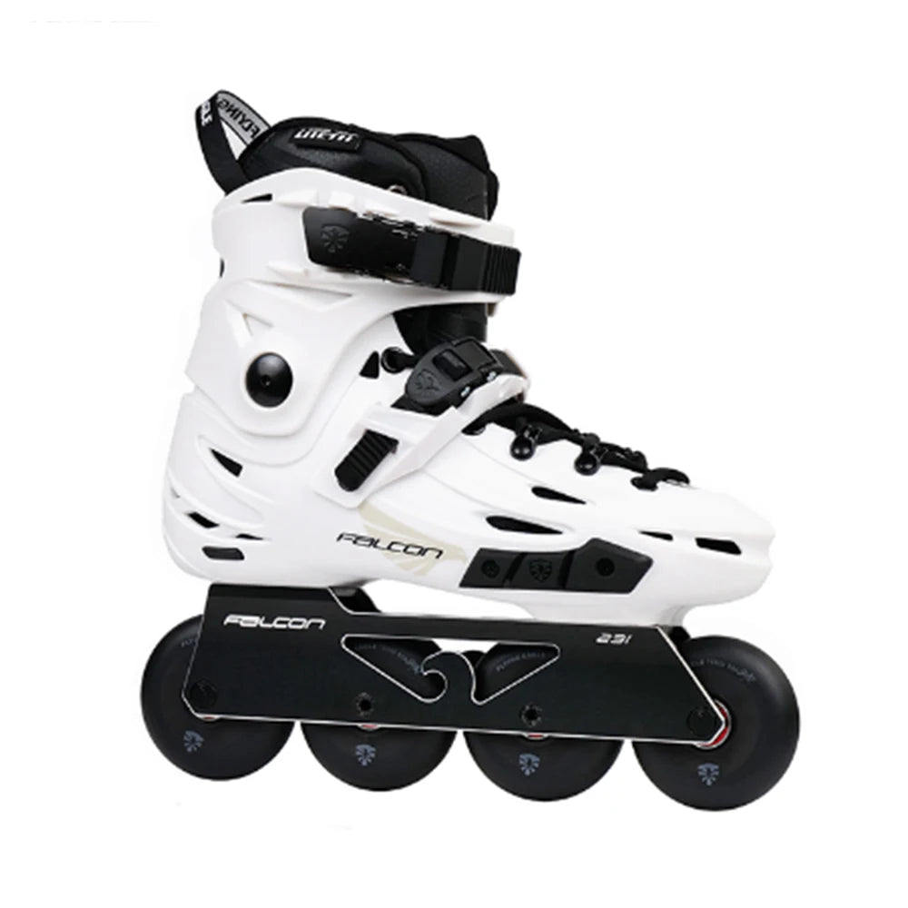 1 Par de Patines en Línea Originales Flying Eagle Skate F6s, Nuevos Ejes Inteligentes Falcon, Zapatos de Patinaje sobre Ruedas, Patinaje de Slalom, Patines de Patinaje Libre