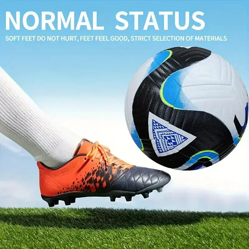 1 pelota de fútbol profesional de tamaño oficial 5 (desinflada), para entrenamiento de competición al aire libre para adultos, entretenimiento, resistente al desgaste