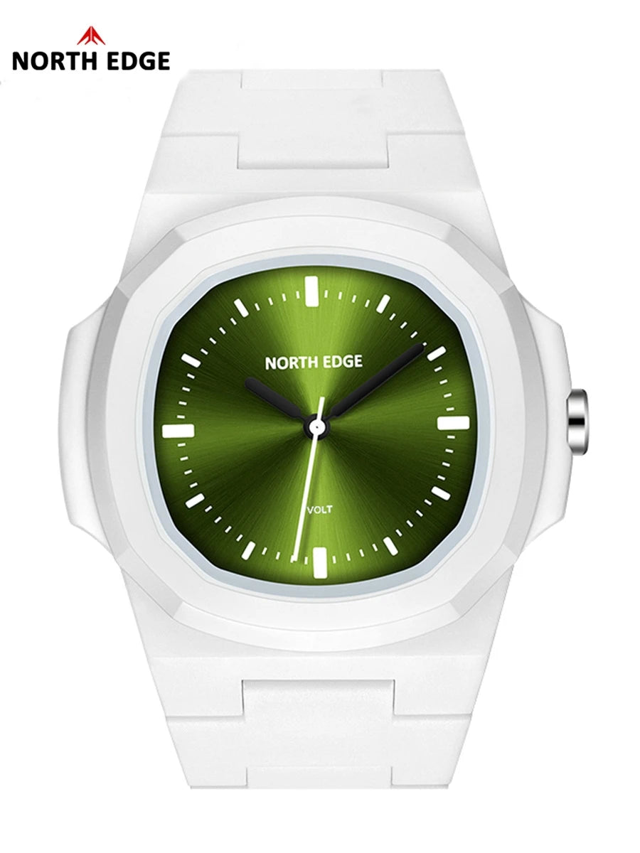 NORTH EDGE 2025 NUEVO VOLT Reloj digital para hombre, deportivo, sumergible 50M, a la moda, sencillo, ligero, cuadrado, para hombre y mujer
