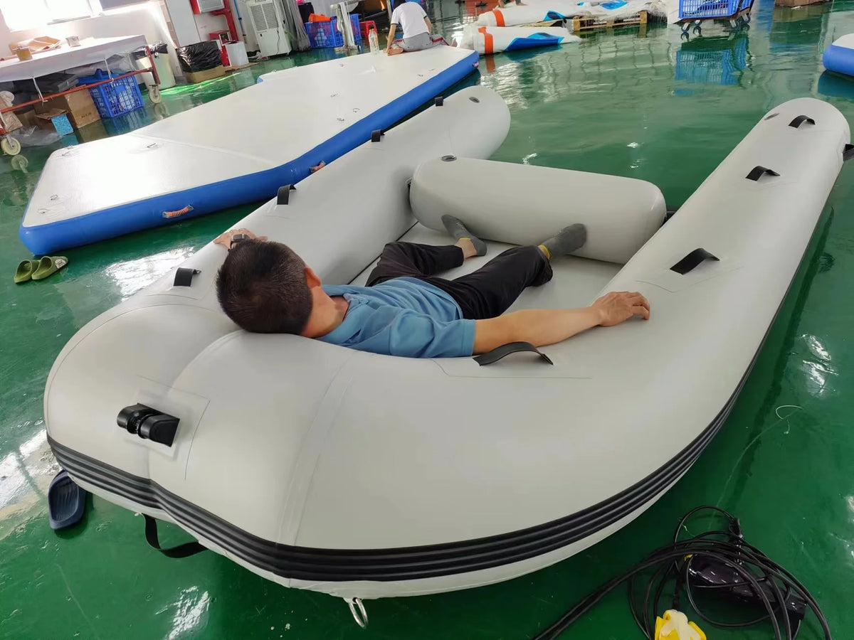 Nuevo Jet Ski inflable tierno para botes de remos, lancha motora de PVC para aguas de lago y océano, uso al aire libre