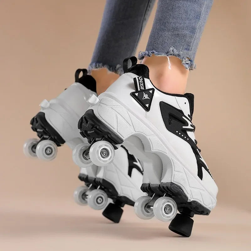 Patines con Ruedas para Niños y Niñas, Zapatos Deportivos con Ruedas, Patines de Ruedas, Regalos para Niños