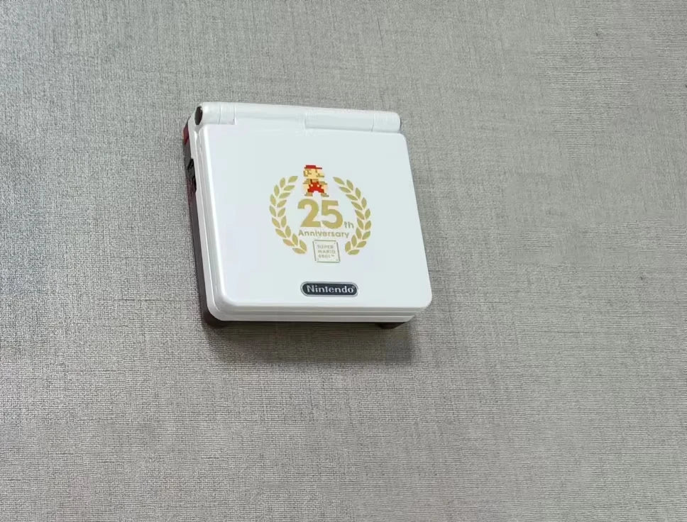 Gameboy Advance SP AGS-001 Consola de juegos GBA SP reacondicionada con nueva pantalla IPS Nueva carcasa y nivel de brillo ajustable