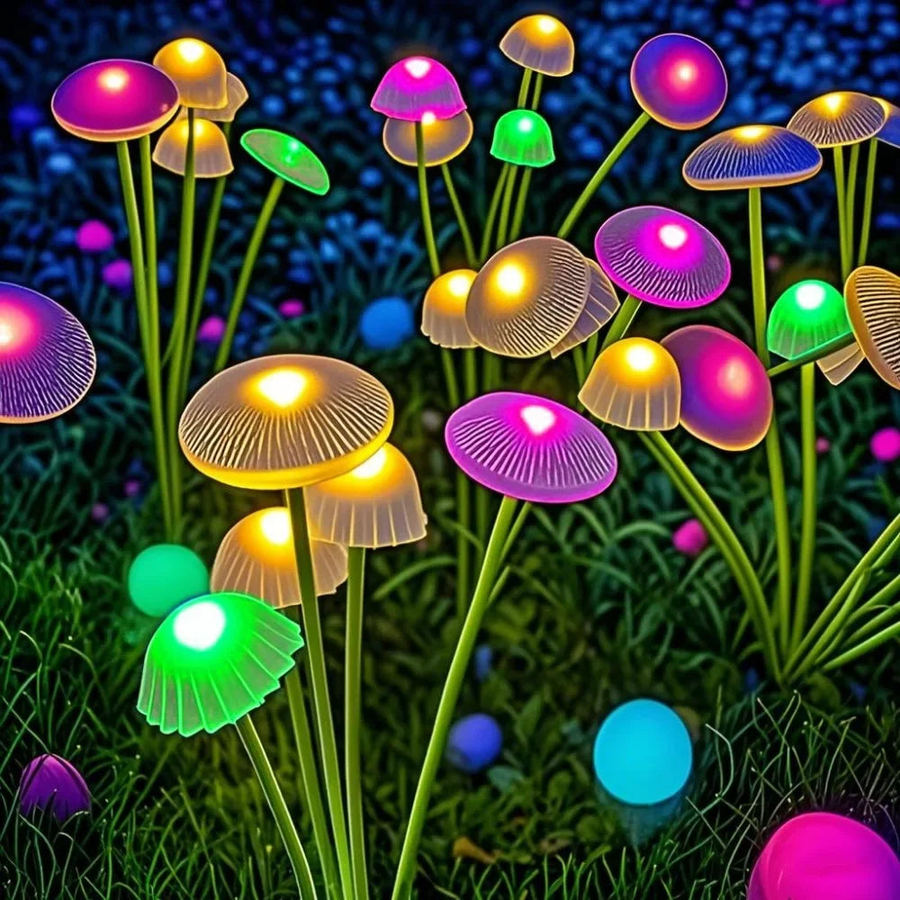 Luces solares para jardín, luces LED solares de setas en modo dual, decoración impermeable para patio, camino y jardín, diseño de medusa para crear ambiente