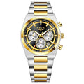 Reloj LIGE de cuarzo para hombre, de acero inoxidable, con esfera texturizada luminosa, estilo deportivo para exteriores, casual y de negocios, resistente al agua.