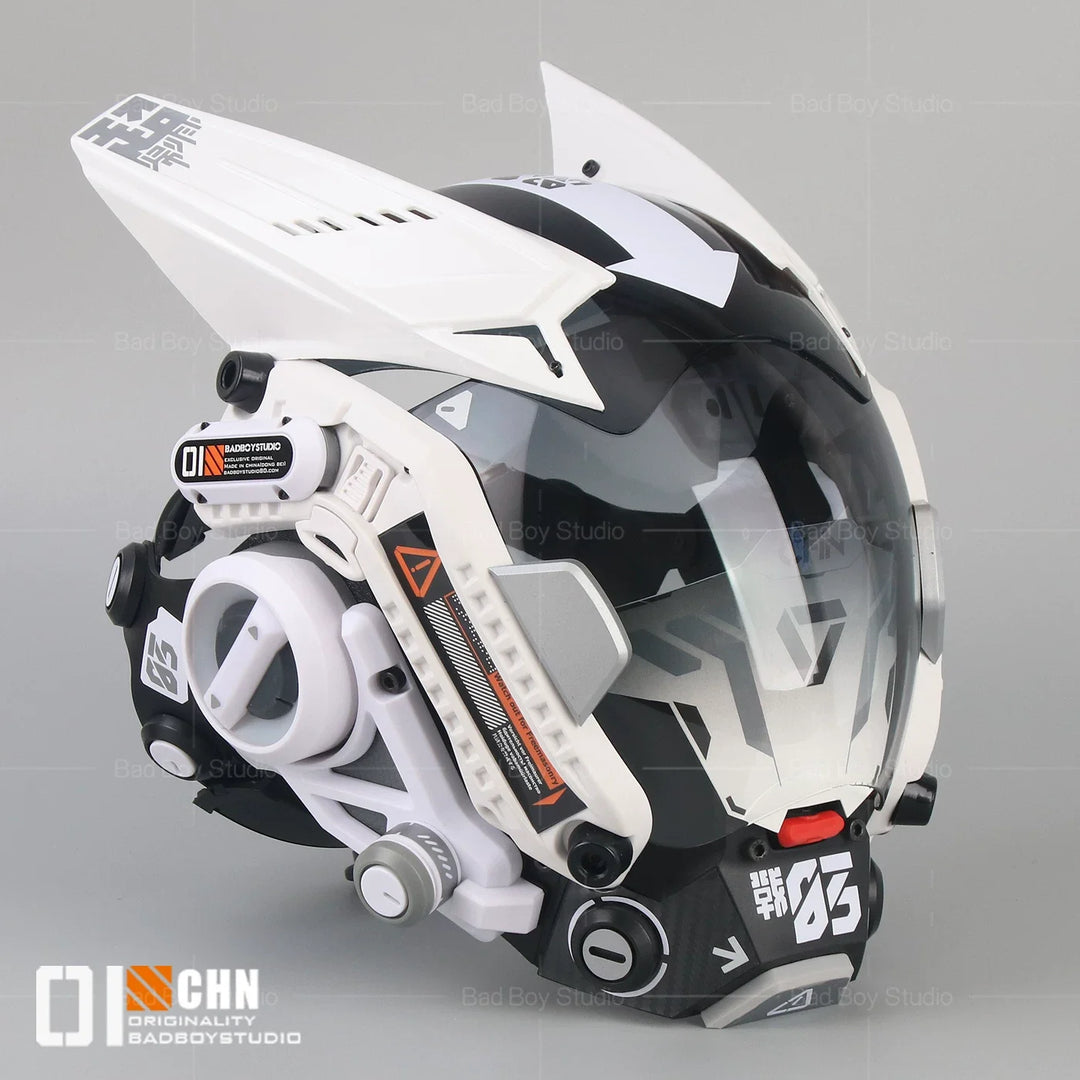 Máscara Facial Completa Cyberpunk de Badboystudio, Conjunto de Casco Táctico Mecánico, Accesorio de Ciencia Ficción, Cosplay, Actuación en Escenario, Regalo, Juguetes