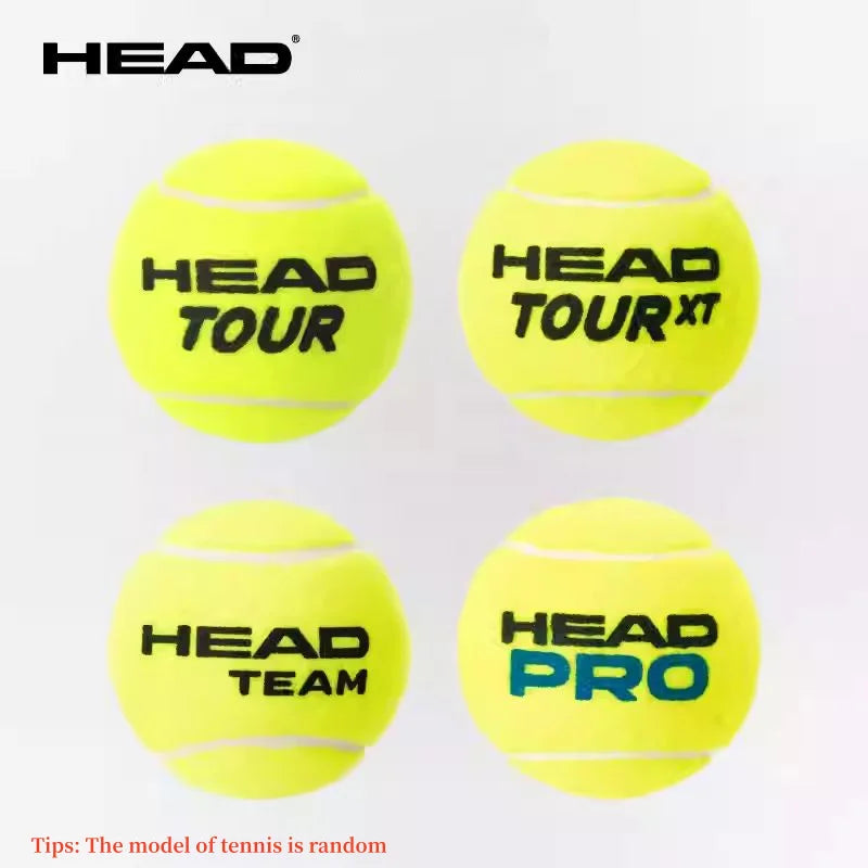 Pelota de tenis HEAD, pelotas de entrenamiento de goma y lana, pelotas de partido de alta elasticidad, tenis duraderos (modelo aleatorio), 3/6/9 Uds.