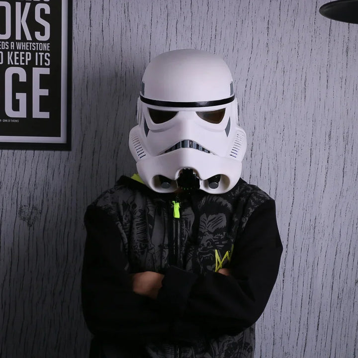 Cosplay Helmet SW Stormtrooper Helmets Mask Wearable Masks Full Face Hard PVC Adult Man Halloween Party Prop
