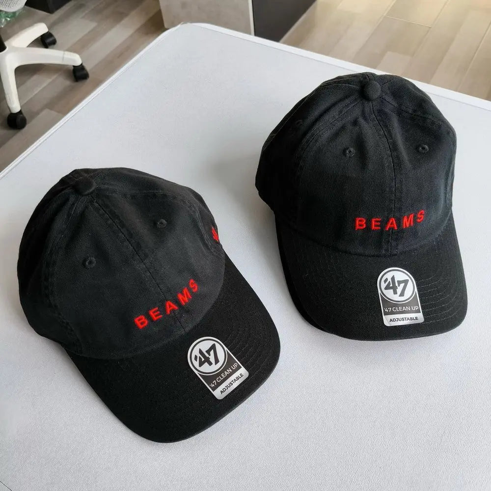 Gorra de béisbol Beam de algodón puro lavado para las cuatro estaciones, estilo vintage con detalle de piel de vaca, ajustable, informal y funcional.