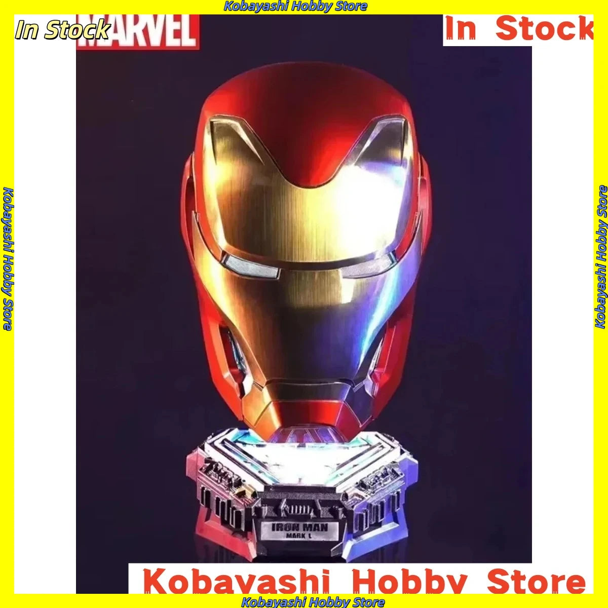 En Stock, Casco Transformable de Iron Man MK50 de Marvel, Escala 1:1, Réplica para Cosplay, Artículo Coleccionable Auténtico, Regalo