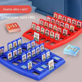 Juego de mesa de adivinanzas "Quién soy", juego de rompecabezas interactivo para dos personas con tablero portátil, adecuado para niños