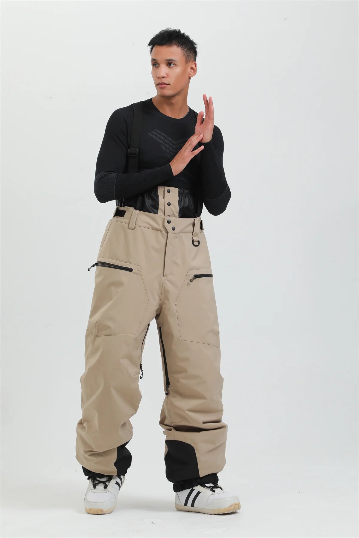 Pantalones de Esquí Gsou para Mujer, Impermeables, para Deportes de Montaña, Invierno, para Hombre y Mujer, Overoles de Snowboard con Tirantes, Pantalones de Nieve Cálidos para -40 Grados