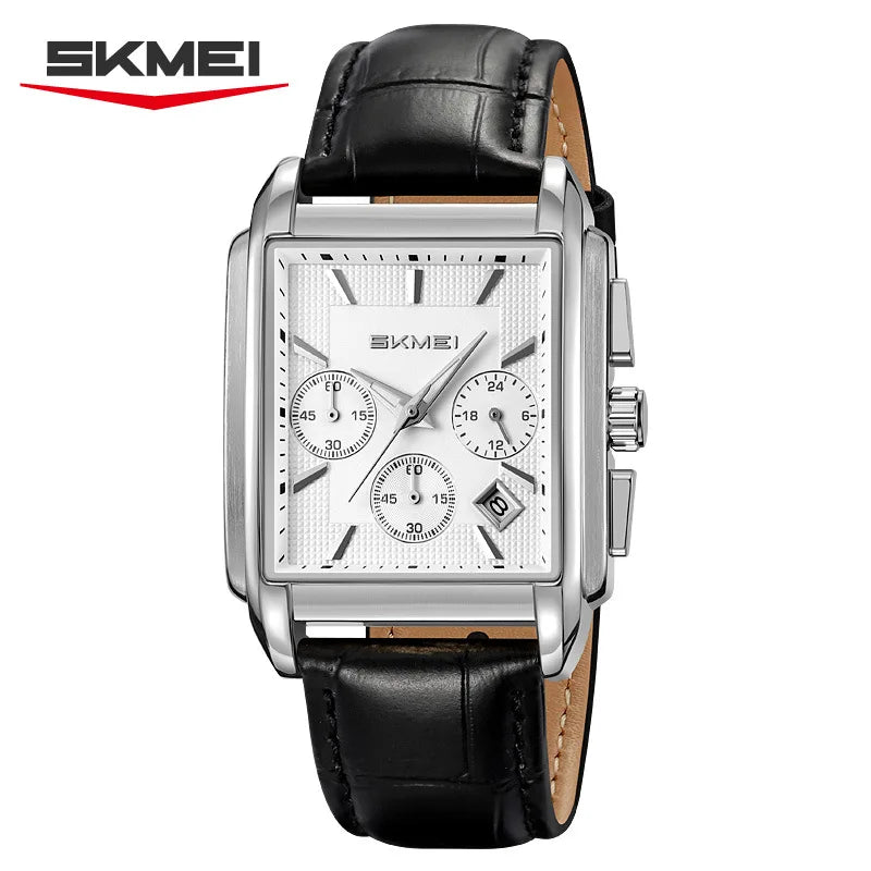 SKMEI 2339 Quartz Watch Fashion Quartz Watches Men's Watch Business Multi-functional Six-hand Watches Waterproof Wristwatch