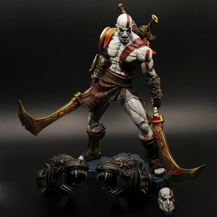 Figura de colección de 7 pulgadas de edición limitada de Kratos y su hijo, muñeco articulado de adorno