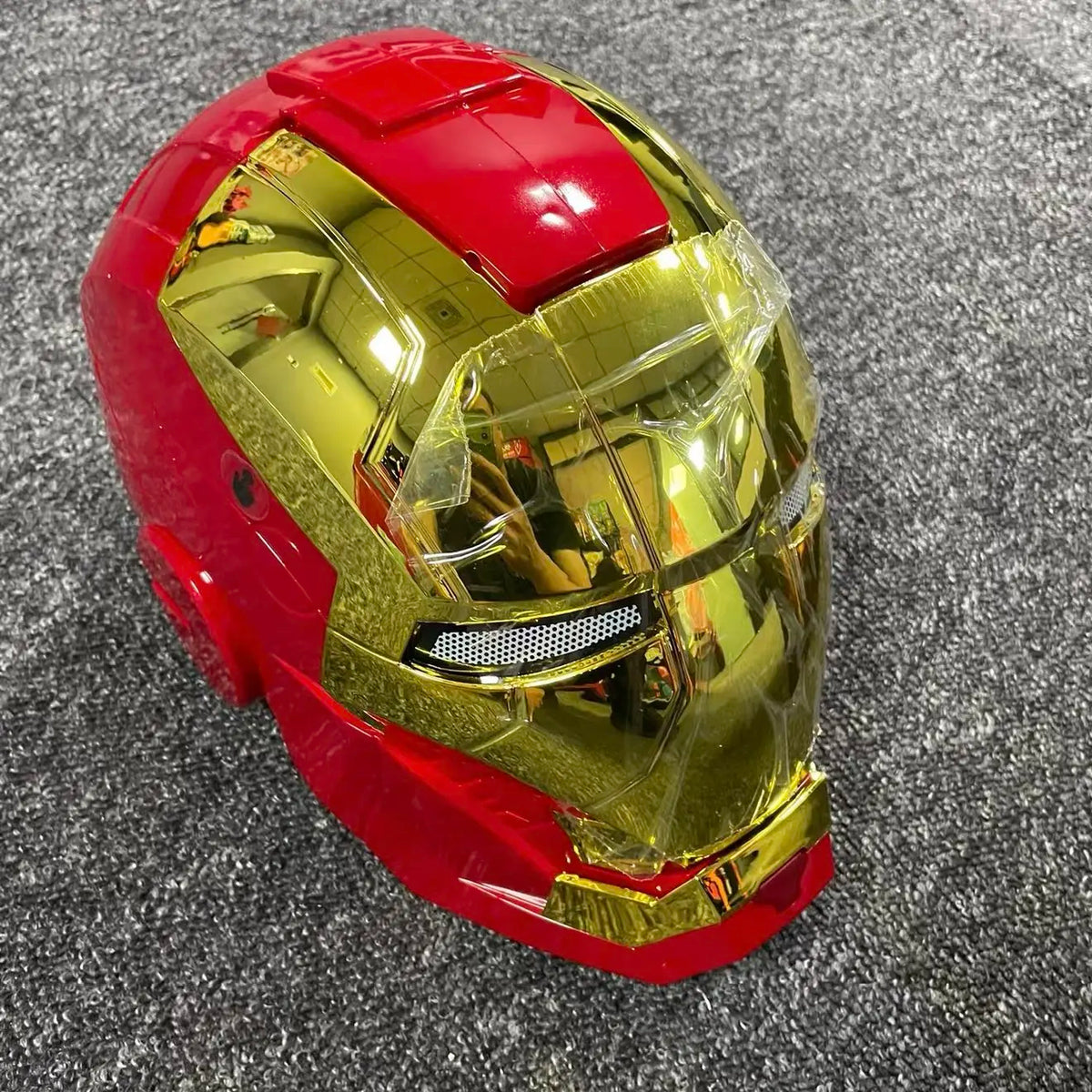 Máscara de Iron Man 2026, réplica 1:1, casco de anime, eléctrico, con control de voz, modelo de máscara para adultos, casco de juguete, regalo de cumpleaños