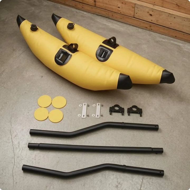Kit de estabilizador flotante para kayak, con flotadores para canoa, fabricado en PVC, para controlar el equilibrio.