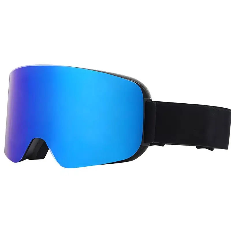 Gafas de esquí y snowboard para mujer y hombre, gafas de protección para esquiar, protección UV 400 contra la nieve, se usan sobre las gafas normales, diseño cilíndrico con doble protección antiniebla para adultos.