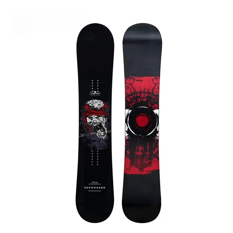 TOPKO Equipo de Esquí para Adultos, Tabla de Snowboard para Hombre con Núcleo de Madera de Álamo, Tabla de Snowboard Rocker Campera
