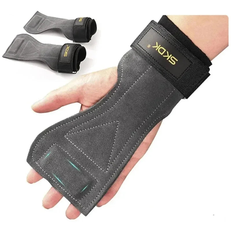 Protectores de palma para gimnasio con soporte para la muñeca, antideslizantes y resistentes al desgaste, para levantamiento de pesas, dominadas, gimnasia y entrenamiento físico.