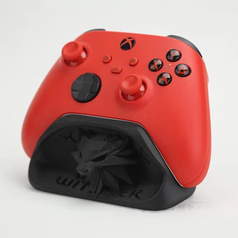 Gran oferta, insignia de cabeza de lobo de mago, soporte de base para mando de juegos Xbox, periféricos, accesorios de ordenador, almacenamiento de escritorio