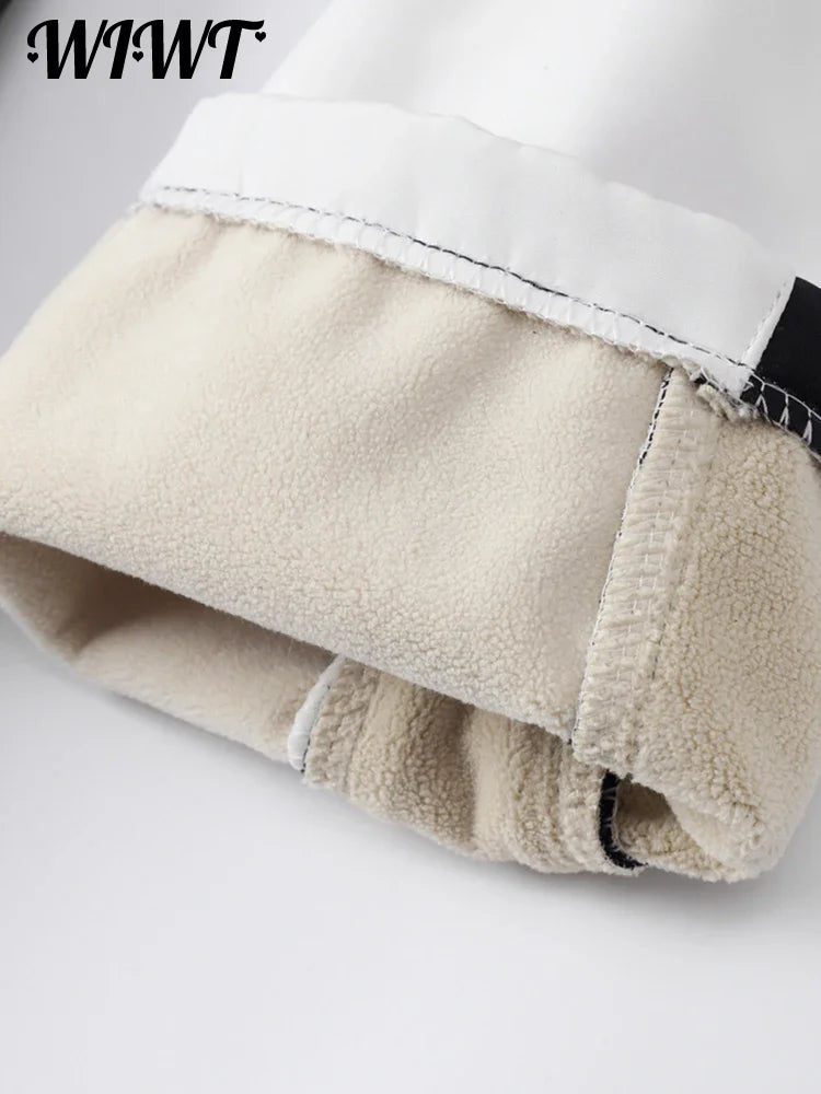 Monos de esquí de retales para mujer, mono de esquí elegante de manga larga, impermeable, a prueba de viento, para monopatín, invierno, 2025