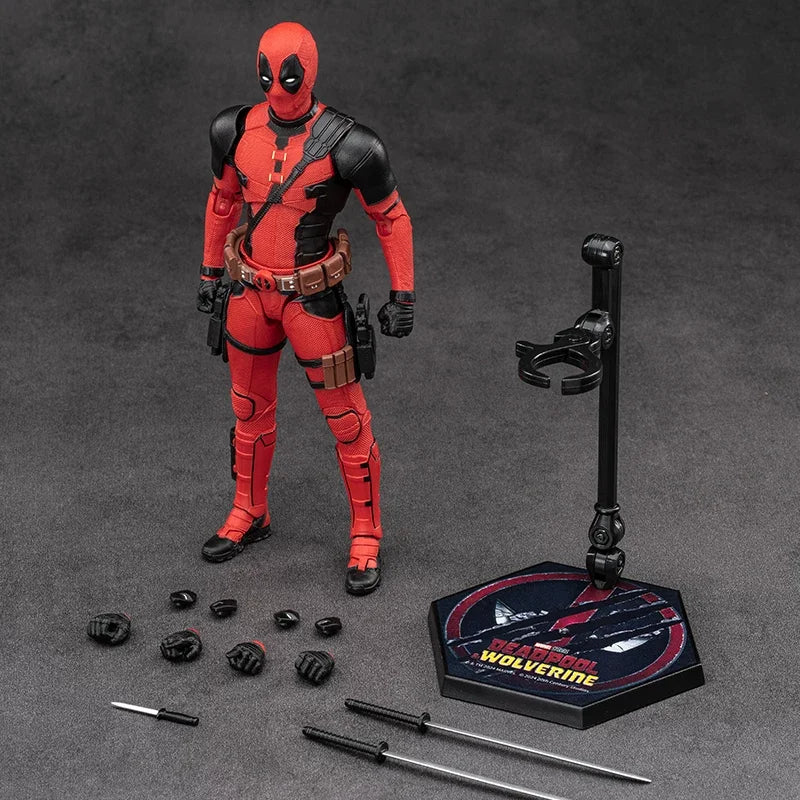 ZD Toys, figura de acción articulada de 17,5 cm (7") de Marvel, con los personajes Deadpool y Wolverine, modelo de colección de películas, un regalo para los fans.