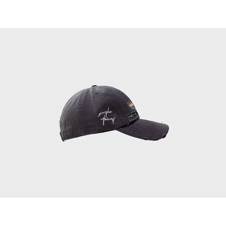Gorra desgastada con protección UV de Human Made, gorra urbana bordada con efecto lavado vintage para mujer