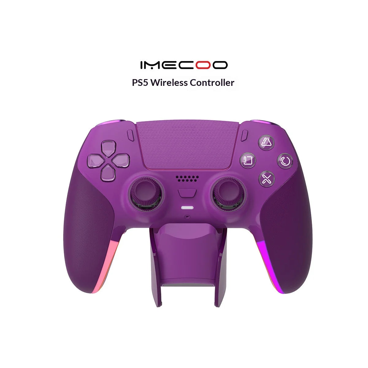 IMECOO JG11 Origin Wireless Gaming Controller Adaptive Triggers Voice Coil Motor Hall Effect Joysticks PC PS5 Steam Gamepad