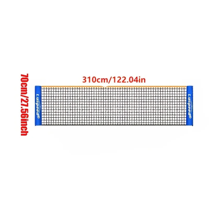 Red Deportiva Portátil de 122.05x27.56 Pulgadas para Bádminton, Tenis, Pickleball, Fútbol, Red de Entrenamiento (Solo Red, Sin Soporte)