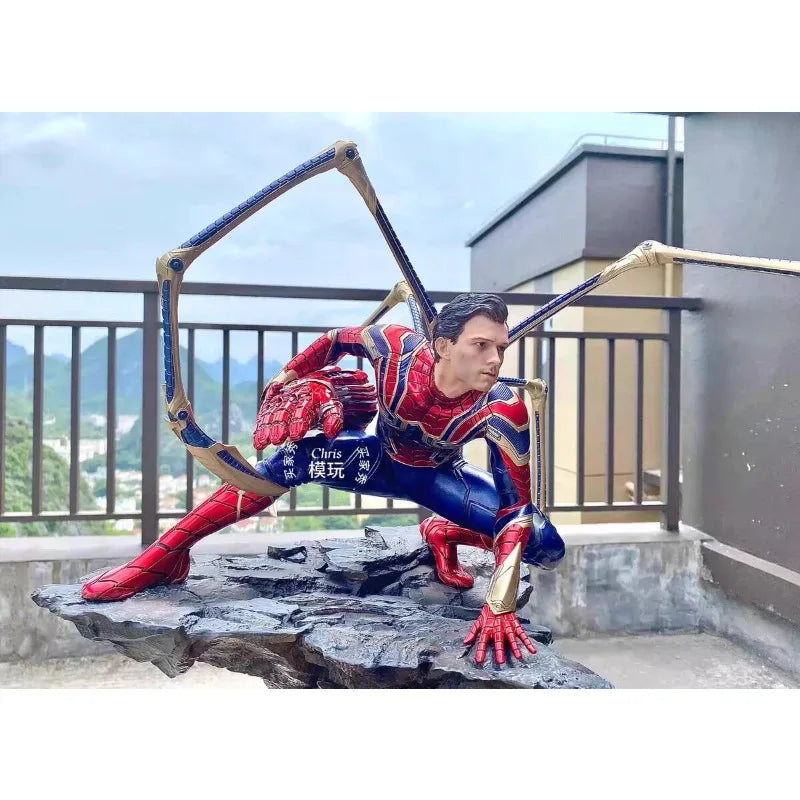 51cm The Avengers Figure Spider-Man Custom Made Double-headed Eagle Anime Model Resin Desktop Decorations Holiday Gifts Toys