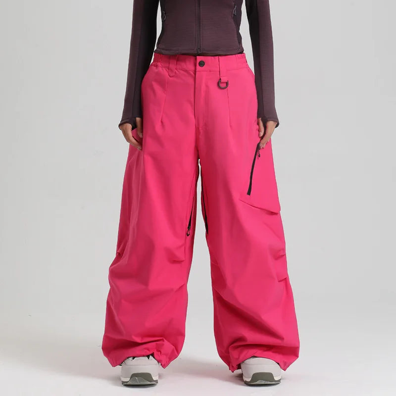 Pantalones de Nieve Holgados para Hombre y Mujer 2026, Pantalones Deportivos para Snowboard y Esquí, Impermeables, Resistentes al Viento, Aislantes, Transpirables para Adultos