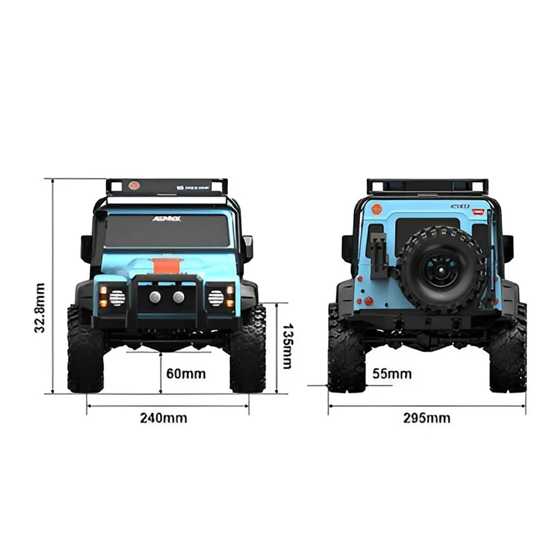 Hyper Go Mjx H8H H8E, coche de control remoto a escala 1/8, vehículo todoterreno con motor sin escobillas y tracción en las cuatro ruedas, coche de control remoto de 2,4 GHz con bloqueo de diferencial, modelo de coche de co