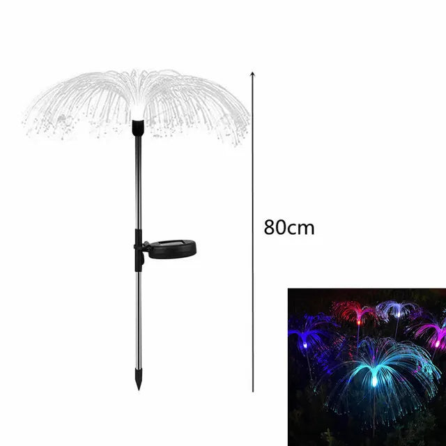 Luz LED de fuegos artificiales solares para exteriores, lámpara de caballo de meteorito, guirnalda de luces, decoración de calle y jardín, luz navideña de Año Nuevo